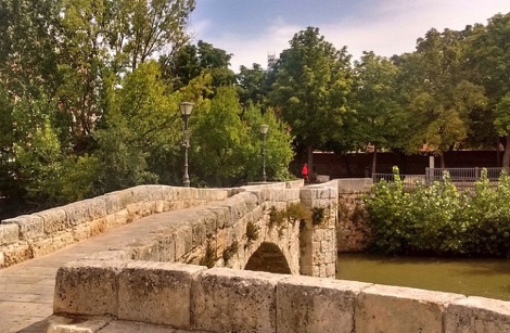 The 'Puentecillas' bridge in Palencia